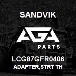 LCG87GFR0406 Sandvik ADAPTER,STRT TH | AGA Parts
