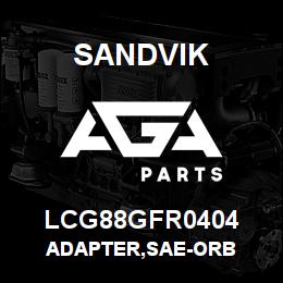 LCG88GFR0404 Sandvik ADAPTER,SAE-ORB | AGA Parts