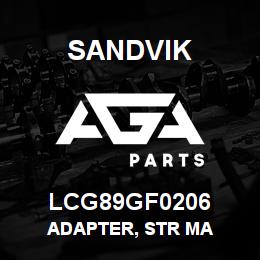 LCG89GF0206 Sandvik ADAPTER, STR MA | AGA Parts