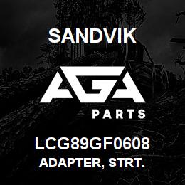LCG89GF0608 Sandvik ADAPTER, STRT. | AGA Parts