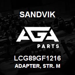 LCG89GF1216 Sandvik ADAPTER, STR. M | AGA Parts