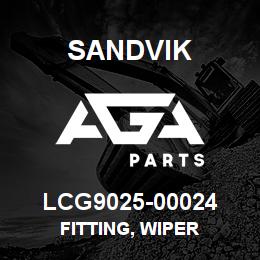 LCG9025-00024 Sandvik FITTING, WIPER | AGA Parts