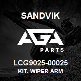 LCG9025-00025 Sandvik KIT, WIPER ARM | AGA Parts