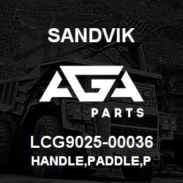 LCG9025-00036 Sandvik HANDLE,PADDLE,P | AGA Parts