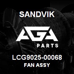 LCG9025-00068 Sandvik FAN ASSY | AGA Parts