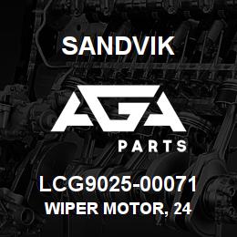 LCG9025-00071 Sandvik WIPER MOTOR, 24 | AGA Parts