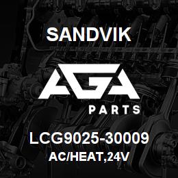LCG9025-30009 Sandvik AC/HEAT,24V | AGA Parts