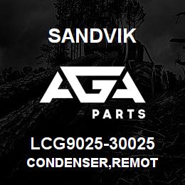 LCG9025-30025 Sandvik CONDENSER,REMOT | AGA Parts
