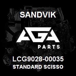 LCG9028-00035 Sandvik STANDARD SCISSO | AGA Parts