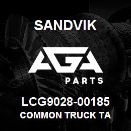 LCG9028-00185 Sandvik COMMON TRUCK TA | AGA Parts