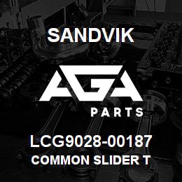 LCG9028-00187 Sandvik COMMON SLIDER T | AGA Parts