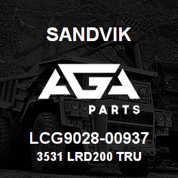 LCG9028-00937 Sandvik 3531 LRD200 TRU | AGA Parts
