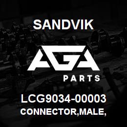 LCG9034-00003 Sandvik CONNECTOR,MALE, | AGA Parts