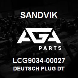 LCG9034-00027 Sandvik DEUTSCH PLUG DT | AGA Parts