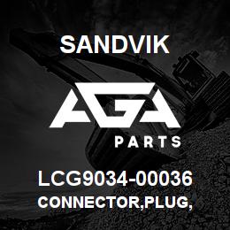 LCG9034-00036 Sandvik CONNECTOR,PLUG, | AGA Parts
