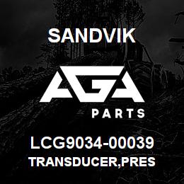 LCG9034-00039 Sandvik TRANSDUCER,PRES | AGA Parts