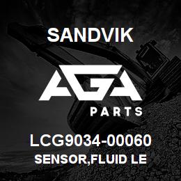 LCG9034-00060 Sandvik SENSOR,FLUID LE | AGA Parts
