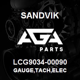 LCG9034-00090 Sandvik GAUGE,TACH,ELEC | AGA Parts