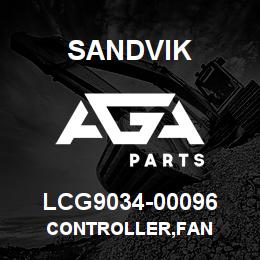 LCG9034-00096 Sandvik CONTROLLER,FAN | AGA Parts