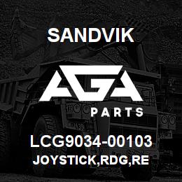 LCG9034-00103 Sandvik JOYSTICK,RDG,RE | AGA Parts