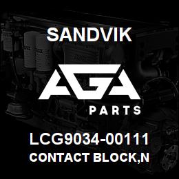 LCG9034-00111 Sandvik CONTACT BLOCK,N | AGA Parts