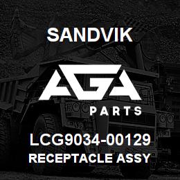 LCG9034-00129 Sandvik RECEPTACLE ASSY | AGA Parts