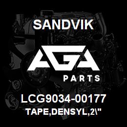 LCG9034-00177 Sandvik TAPE,DENSYL,2" | AGA Parts
