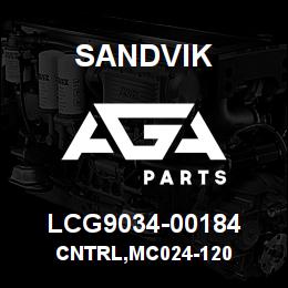 LCG9034-00184 Sandvik CNTRL,MC024-120 | AGA Parts