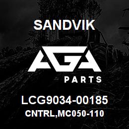 LCG9034-00185 Sandvik CNTRL,MC050-110 | AGA Parts