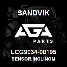 LCG9034-00195 Sandvik SENSOR,INCLINOM | AGA Parts