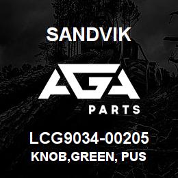 LCG9034-00205 Sandvik KNOB,GREEN, PUS | AGA Parts
