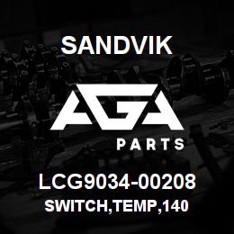 LCG9034-00208 Sandvik SWITCH,TEMP,140 | AGA Parts