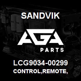 LCG9034-00299 Sandvik CONTROL,REMOTE, | AGA Parts