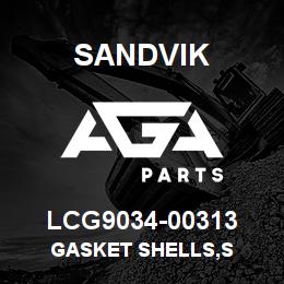LCG9034-00313 Sandvik GASKET SHELLS,S | AGA Parts