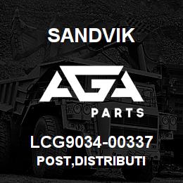 LCG9034-00337 Sandvik POST,DISTRIBUTI | AGA Parts