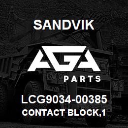 LCG9034-00385 Sandvik CONTACT BLOCK,1 | AGA Parts