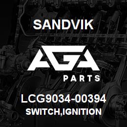 LCG9034-00394 Sandvik SWITCH,IGNITION | AGA Parts