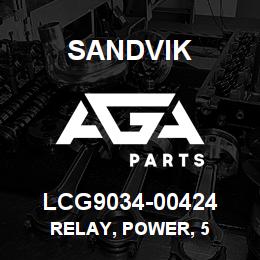 LCG9034-00424 Sandvik RELAY, POWER, 5 | AGA Parts