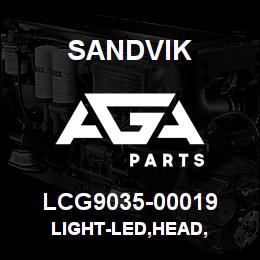 LCG9035-00019 Sandvik LIGHT-LED,HEAD, | AGA Parts