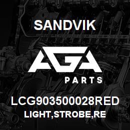 LCG903500028RED Sandvik LIGHT,STROBE,RE | AGA Parts