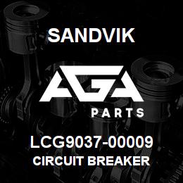 LCG9037-00009 Sandvik CIRCUIT BREAKER | AGA Parts