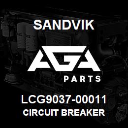 LCG9037-00011 Sandvik CIRCUIT BREAKER | AGA Parts