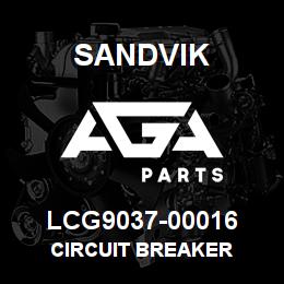 LCG9037-00016 Sandvik CIRCUIT BREAKER | AGA Parts