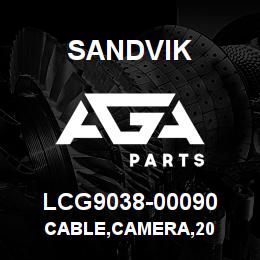 LCG9038-00090 Sandvik CABLE,CAMERA,20 | AGA Parts