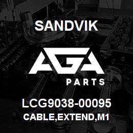 LCG9038-00095 Sandvik CABLE,EXTEND,M1 | AGA Parts