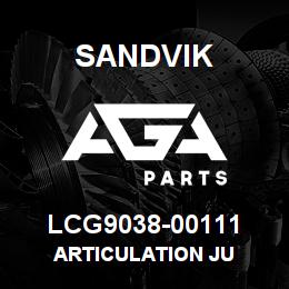 LCG9038-00111 Sandvik ARTICULATION JU | AGA Parts