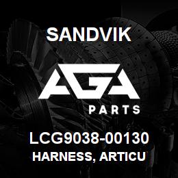 LCG9038-00130 Sandvik HARNESS, ARTICU | AGA Parts