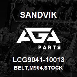 LCG9041-10013 Sandvik BELT,M904,STOCK | AGA Parts