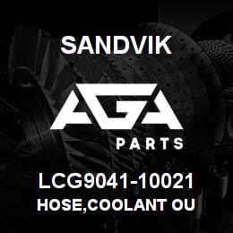 LCG9041-10021 Sandvik HOSE,COOLANT OU | AGA Parts