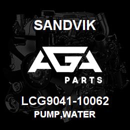 LCG9041-10062 Sandvik PUMP,WATER | AGA Parts